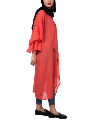 مانتو مجلسی حریر بالون Balloon