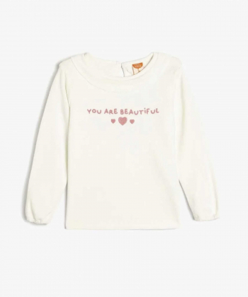 تیشرت آستین بلند نوزاد دخترانه کوتون Koton کد 5WMG10002AK