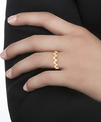 انگشتر دایره زیگزاگ کیا گالری Kia Gallery کد RM337