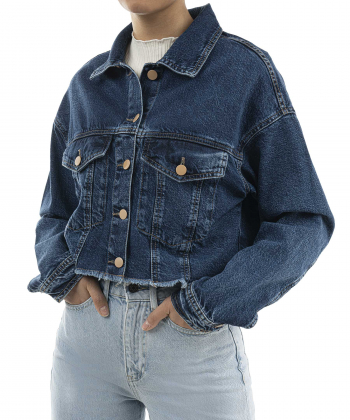 کت جین زنانه سوپردرای مدل AM-W14A40501C