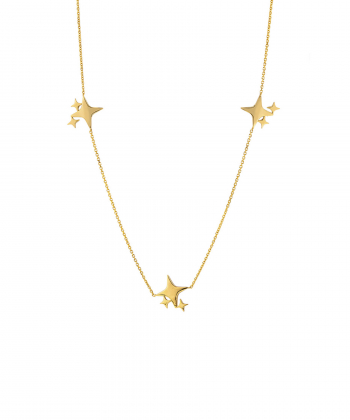 گردنبند سه ستاره کیا گالری Kia Gallery کد NM446