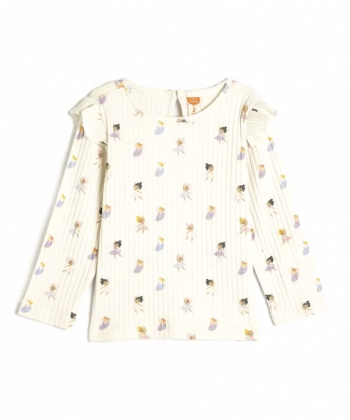 تیشرت آستین بلند نوزاد دخترانه کوتون Koton کد 5WMG10006AK