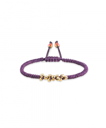 دستبند نخی بافت چهارده گوی کیا گالری Kia Gallery کد BSH214