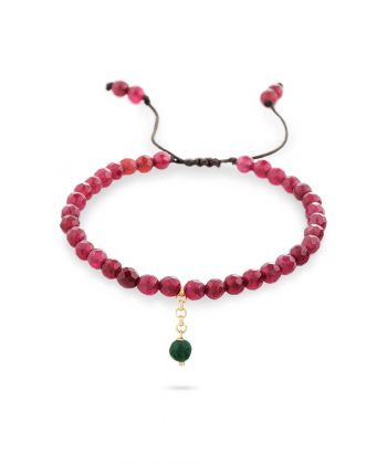 دستبند سنگی سنگی تک زنجیر کیا گالری Kia Gallery کد BSH014