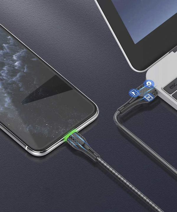 کابل تبدیل USB به microUSB کینگ استار مدل K02A طول 1.1 متر