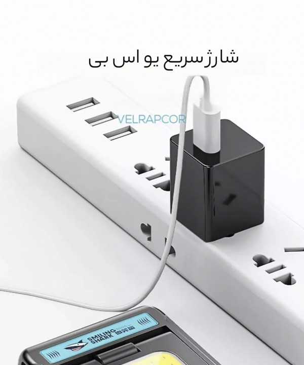 مینی هدلامپ گیره دار اسمایلینگ شارک TD-0148A