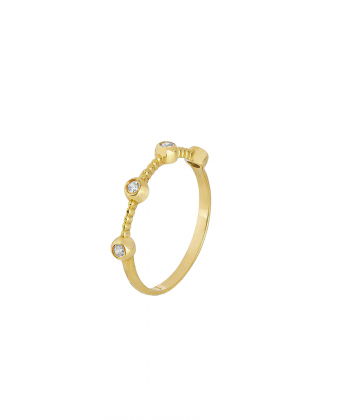 انگشتر گوارسه چهار نگین کیا گالری Kia Gallery کد RM233