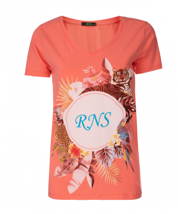تیشرت زنانه آستین کوتاه آر ان اس RNS