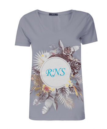 تیشرت زنانه آستین کوتاه آر ان اس RNS