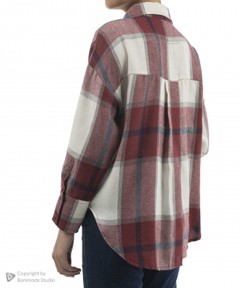 شومیز پشمی آستین بلند زنانه برندس مدل J1074