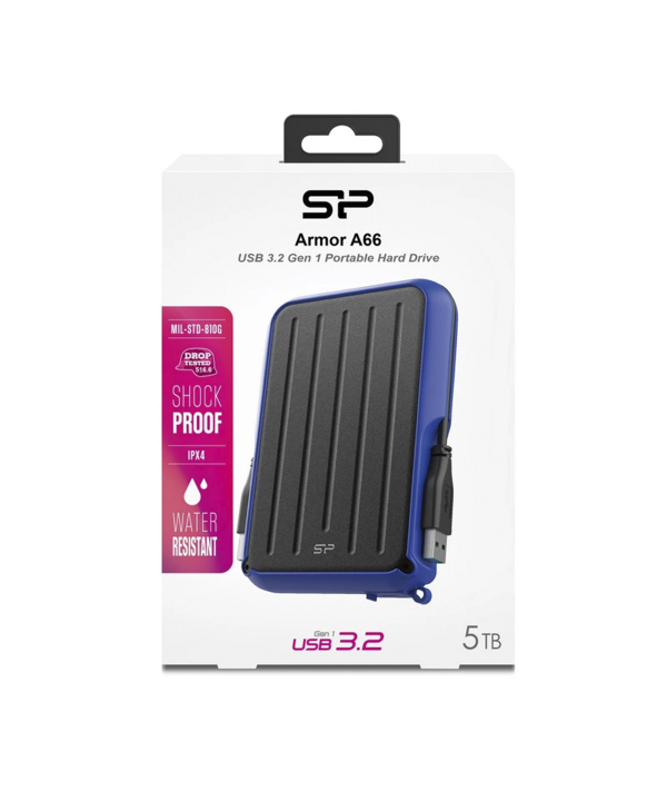 هارد اکسترنال سیلیکون پاور مدل Armor A66 ظرفیت 5 ترابایت