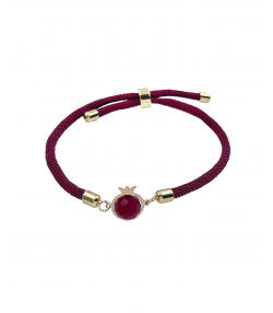 دستبند انار یاقوت هماتیت گلد Hematite Gold کد 135789