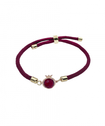 دستبند انار یاقوت هماتیت گلد Hematite Gold کد 135789