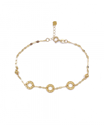 دستبند ایتالیایی لاولی هماتیت گلد Hematite Gold کد 135791