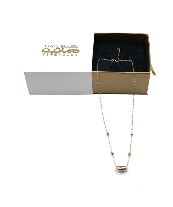 گردنبند ایتالیایی دامله هماتیت گلد Hematite Gold کد 135795