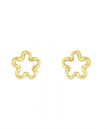 گوشواره گل تو خالی میخی کیا گالری Kia Gallery کد EMH016