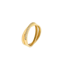 انگشتر ضربدر میوگلد Mio Gold کد R1455