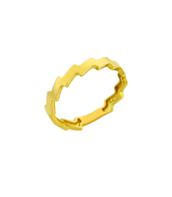 انگشتر زیگزاگ میوگلد Mio Gold کد R1017