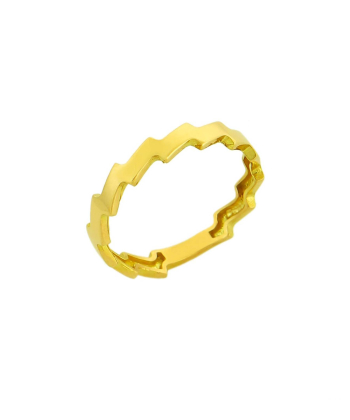 انگشتر زیگزاگ میوگلد Mio Gold کد R1017