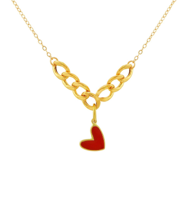 گردنبند کارتیه قلب میوگلد Mio Gold کد NC934