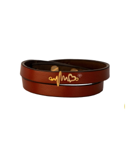 دستبند چرم ضربان قلب میوگلد Mio Gold کد BRL281