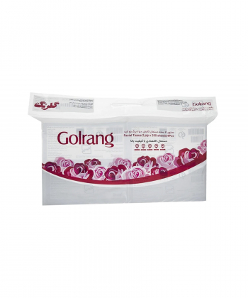 دستمال کاغذی 250 برگ گلرنگ Golrang مدل Flower بسته 4 عددی