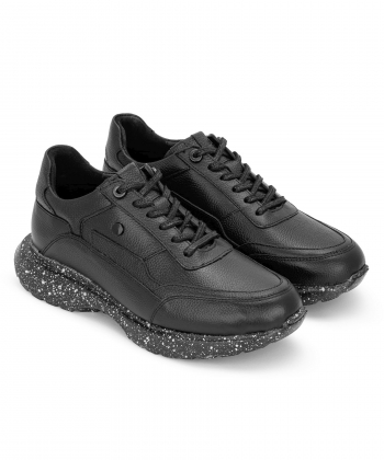 کفش روزمره چرم طبیعی زنانه شیما مدل AX781