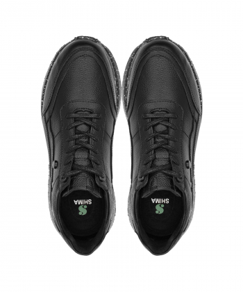 کفش روزمره چرم طبیعی زنانه شیما مدل AX781