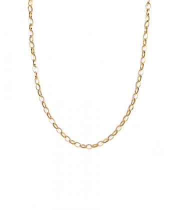 زنجیر رولو میترا هماتیت گلد Hematite Gold کد 135803