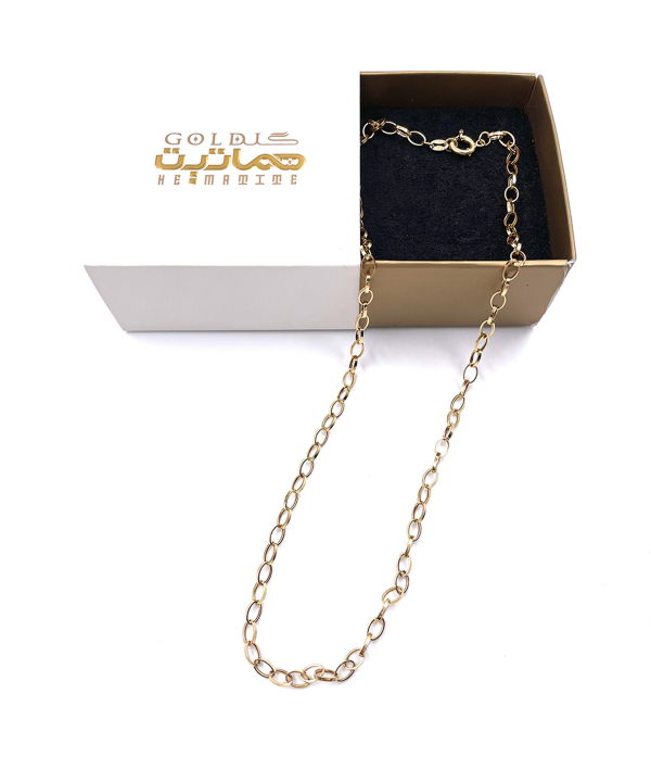 زنجیر رولو میترا هماتیت گلد Hematite Gold کد 135803