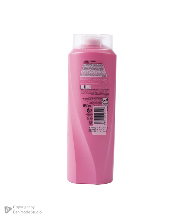 شامپو براق کننده و تقویت کننده سانسیلک Sunsilk حجم 650 میلی لیتر