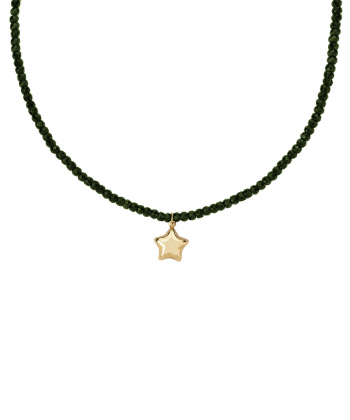 گردنبند ستاره کپل سبز کیا گالری Kia Gallery کد NT196