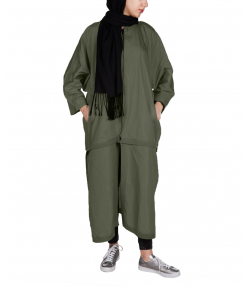 مانتو بلند زنانه زیبو Ziboo مدل فرانکا