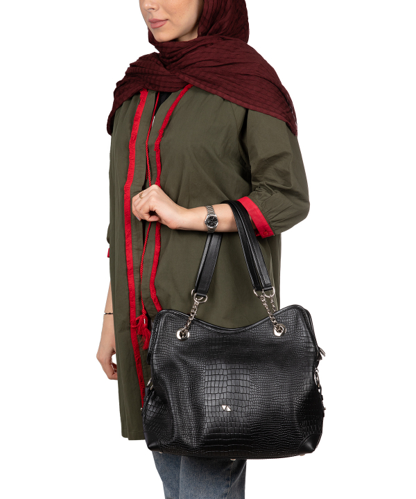 کیف دوشی زنانه چرم مشهد Mashhad leather مدل S0699-042