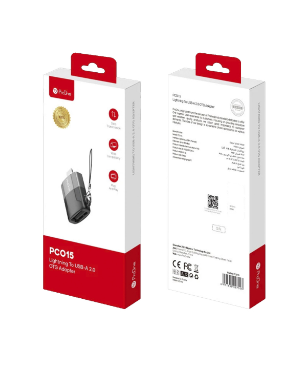 مبدل لایتنینگ به USB-A پرووان مدل PCO15