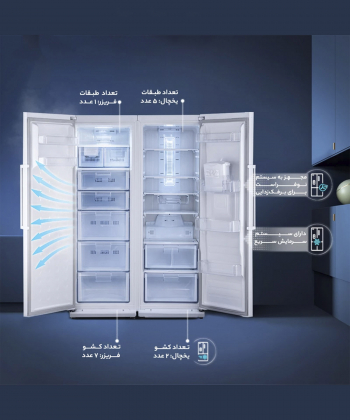 یخچال فریزر دوقلو 17 فوت دیپوینت Depoint مدل MAX-DH