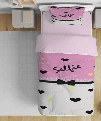 روتختی یک نفره پنج تکه نوپه Nope کودک طرح قلبی کد T4938