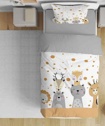 روتختی یک نفره پنج تکه نوپه Nope کودک طرح حیوانات کد T5018