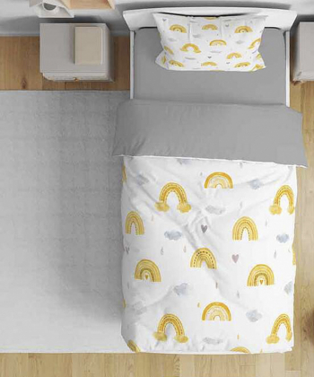 روتختی یک نفره پنج تکه نوپه Nope کودک طرح رنگین کمان کد T5024