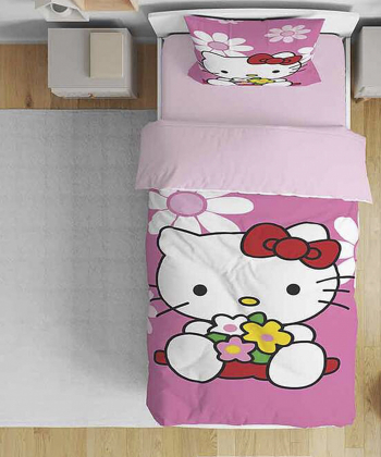 روتختی یک نفره پنج تکه نوپه Nope کودک طرح کیتی کد T5040