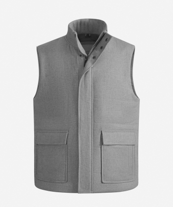 پافر آستین حلقه ای مردانه کروم مدل AM-CRM-2420709