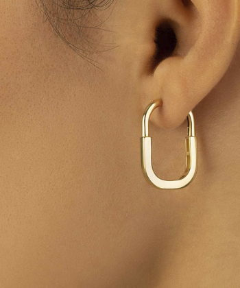گوشواره طلا لاک تیفانی تاج Taj کد 26905