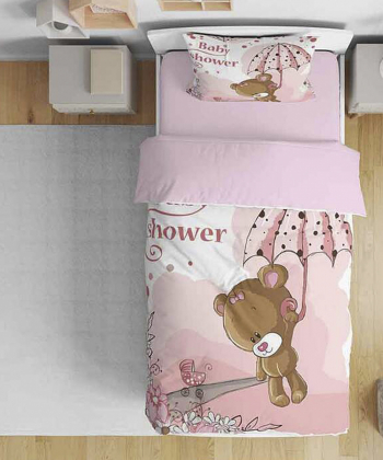 روتختی یک نفره پنج تکه نوپه Nope کودک طرح خرسی کد T4951