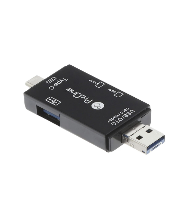 مبدل USB-C / USB / microUSB به SD / USB / TF پرووان مدل PCO03