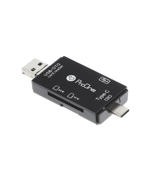 مبدل USB-C / USB / microUSB به SD / USB / TF پرووان مدل PCO03