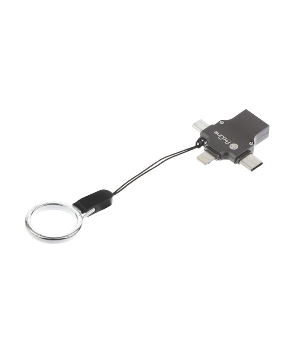 مبدل USB2 به USB-C / micro USB / لایتنینگ پرووان مدل PCO04