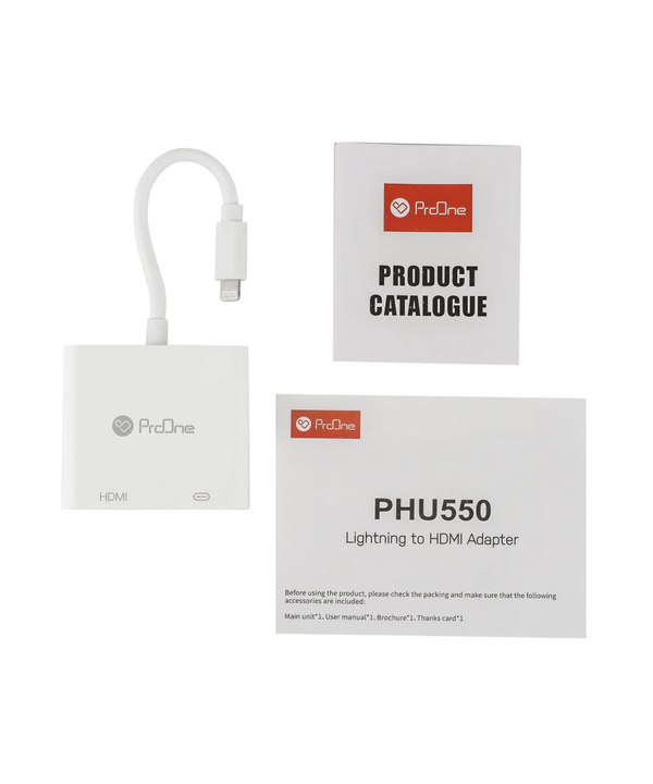 مبدل لایتنینگ به HDMI پرووان مدل PHU550