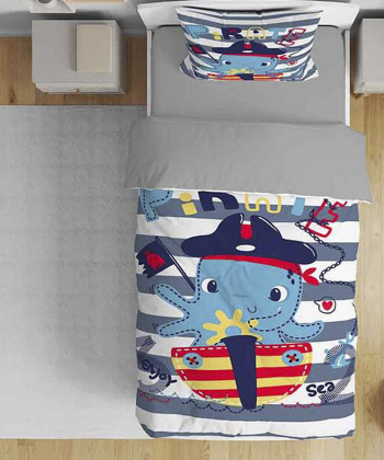 روتختی یک نفره پنج تکه نوپه Nope کودک طرح هشت پا کد T4990