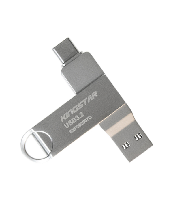 فلش مموری USB 3.2 کینگ استار مدل C60 ظرفیت 128 گیگابایت