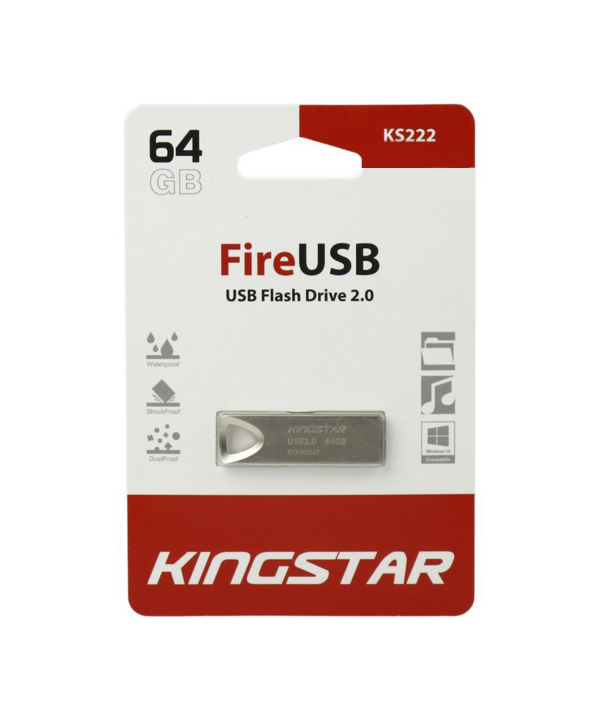فلش مموری USB 2.0 کینگ استار مدل KS222 ظرفیت 64 گیگابایت